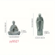YY5627 Meditasyon Yapan Keşiş Heykel Biblo Silikon Kalıp – Ruhani ve Estetik Dekoratif Hediye!